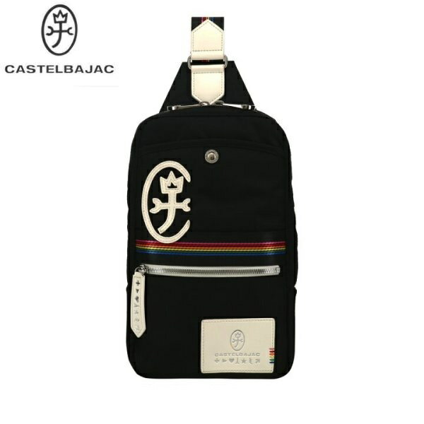 CASTELBAJACカステルバジャックボディバッグワンショルダーバッグブラックご注文頂いた即日発送翌日お届け