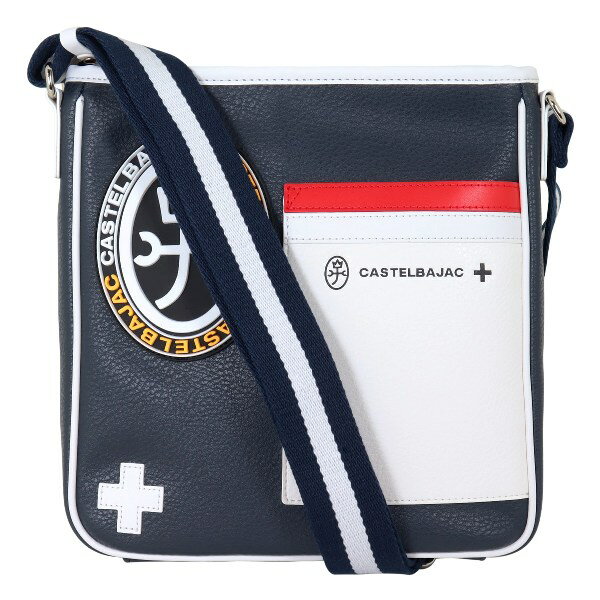 CASTELBAJACカステルバジャックショルダーバッグ収納量◎ ネイビーご注文頂いた即日発送翌日お届け