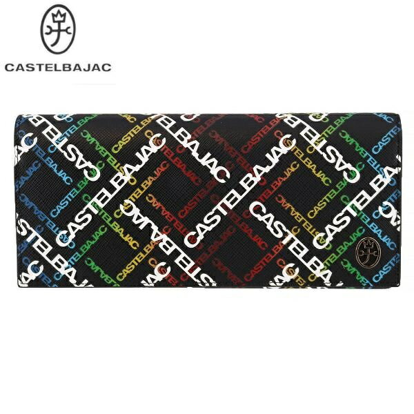 CASTELBAJACカステルバジャック牛革 長財布多収納デザインブラックご注文頂いた即日発送翌日お届け