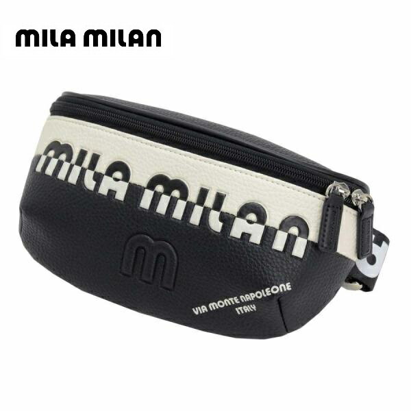 mila milan ミラ ミラン定価1,4万 2WAYバッグショルダーバッグボディバッグブラックご注文頂いた即日発送翌日お届け