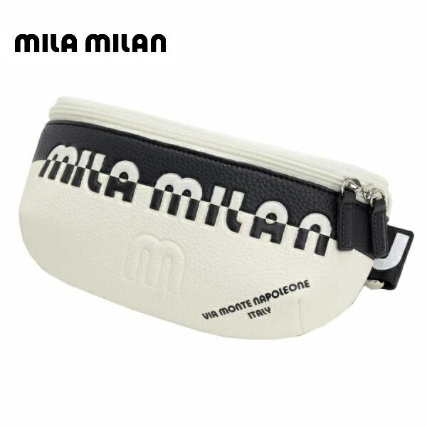 mila milan ミラ ミラン定価1,4万 2WAYバッグショルダーバッグボディバッグホワイトご注文頂いた即日発送翌日お届け