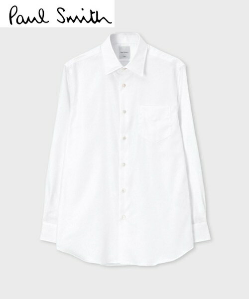 Paul smith ポールスミスコットンツイルドレスシャツホワイト XLサイズご注文頂いた即日発送翌日お届け