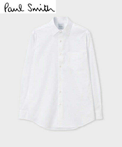 Paul smith ポールスミスピンストライプボタンダウンシャツホワイト Lサイズご注文頂いた即日発送翌日お届け