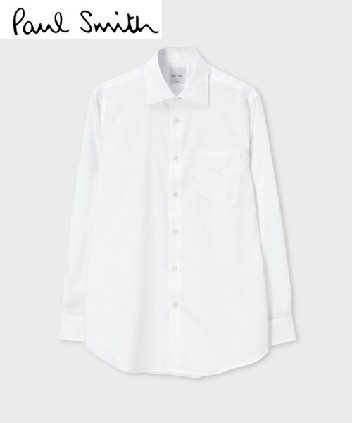 Paul smith ポールスミスダイヤドビーフォーマルシャツホワイト Mサイズご注文頂いた即日発送翌日お届け