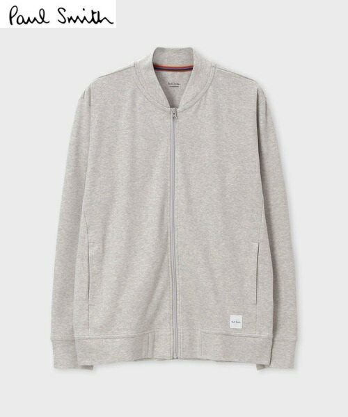 今期新作 Paul smithポールスミスジップブルゾン スウェットブルゾングレー Lサイズご注文頂いた即日発送翌日お届け