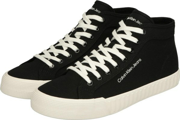 CALVIN KLEIN JEANSカルバンクラインジーンズミドルカット メンズ スニーカー26cm ブラックご注文頂いた即日発送翌日お届け