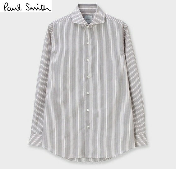 日本製 Paul smithポールスミスドレスシャツストライプ柄Lサイズご注文頂いた即日発送翌日お届け