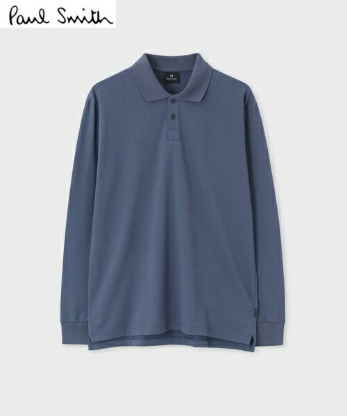 アウトレット品定価1,7万 Paul smithポールスミス長袖ポロシャツインディゴブルーMサイズご注文頂いた即日発送翌日お届け