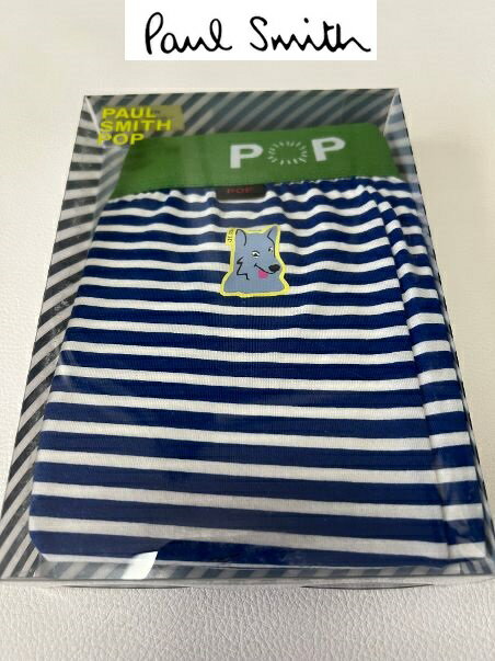 ポスト投函 ゆうパケット無料ポールスミス Paul smithトランクス ボクサーパンツブルー Mサイズ