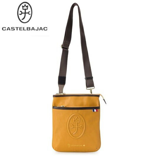 Rakuten - CASTELBAJACカステルバジャック本革 ショルダーバッグイエローご注文頂いた即日発送翌日お届け