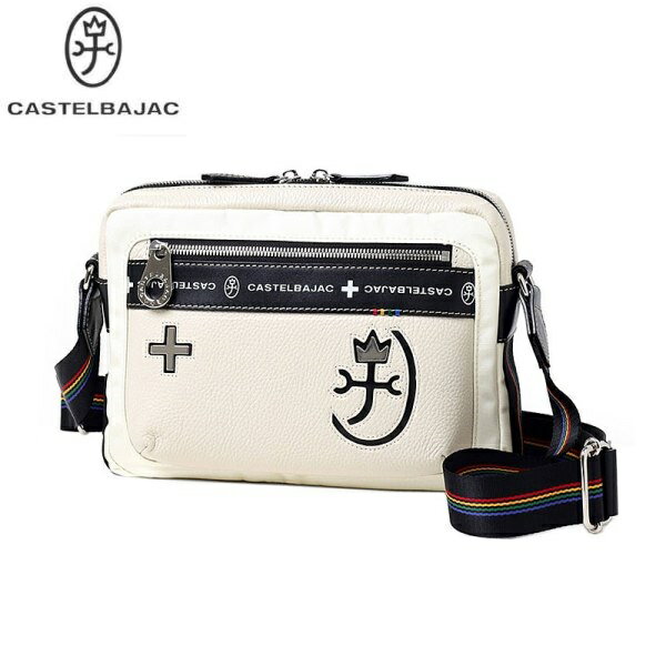 Rakuten - CASTELBAJACカステルバジャックショルダーバッグホワイトご注文頂いた即日発送翌日お届け