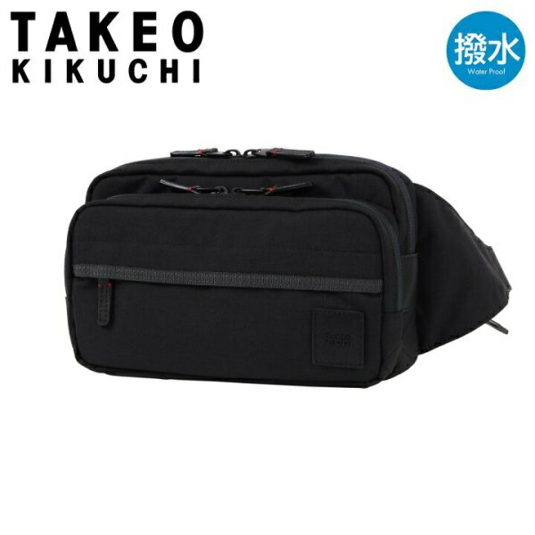 TAKEO KIKUCHIタケオキクチボディバッグワンショルダーブラックご注文頂いた即日発送翌日お届け