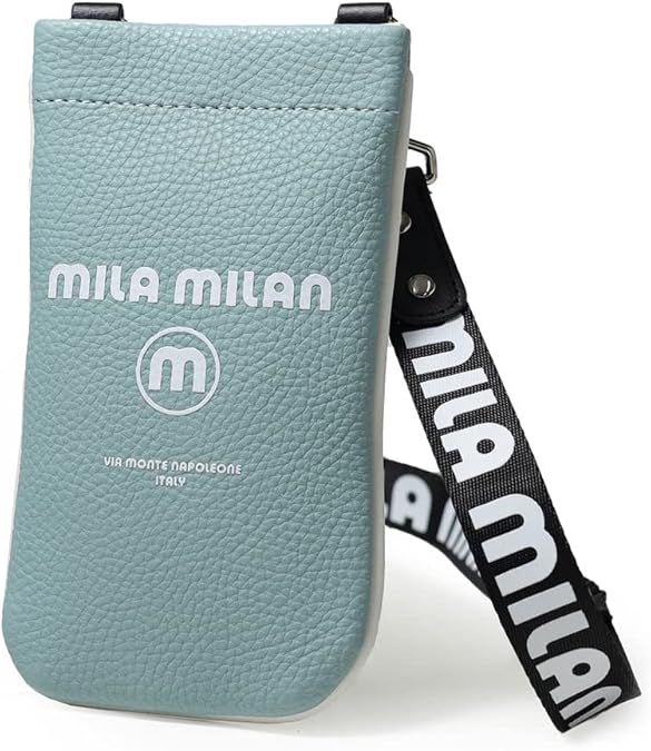 Rakuten - mila milan ミラ ミランスマホショルダーバッグスマホポーチライトブルーご注文頂いた即日発送翌日お届け