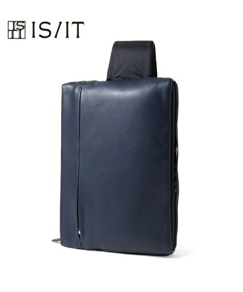 定価2,4万 IS/IT ISIT イズイット2WAYバッグショルダーバッグクラッチバッグネイビーご注文頂いた即日発送翌日お届け【あす楽対応】(4)