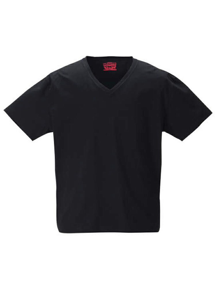 アンダー　半袖Tシャツ メンズ 2PT－shirtメンズアンダーウェア Levis2PVネッククク半袖Tシャツ Levis 2L 3L 4L 5L 6L 8L 送料無料 大きいサイズのお店 フォーエル【カジュアル】