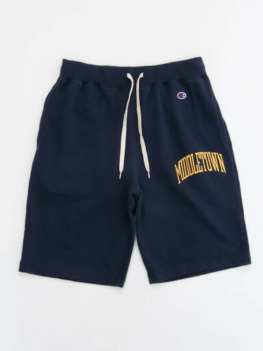 メンズカジュアルパンツ ショートパンツ Champion カレッジスウェットパンツ ネイビー 3L 4L 5L 綿 ポリエステル 夏 メンズカジュアルパンツ ショートパンツ Champion カレッジスウェットパンツ ネイビー 3L 4L 5L 綿 ポリエステル 夏
