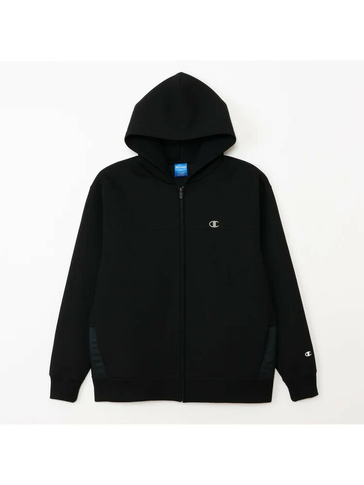 メンズカジュアルアウター ブルゾンその他 Champion 背中ロゴラップエアージップジャケット ブラック 3L 4L 5L ポリエステル レーヨン ポリウレタン 秋 大きいサイズの店 フォーエル