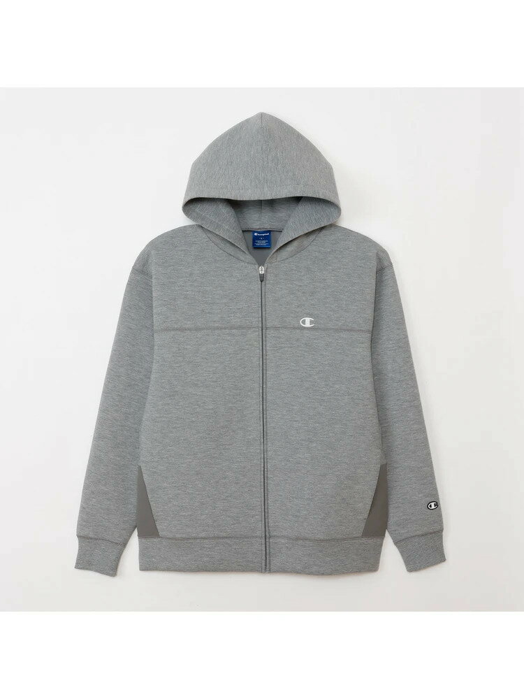 メンズカジュアルアウター ブルゾンその他 Champion 背中ロゴラップエアージップジャケット M.グレー 3L 4L 5L ポリエステル レーヨン ポリウレタン 秋 大きいサイズの店 フォーエル