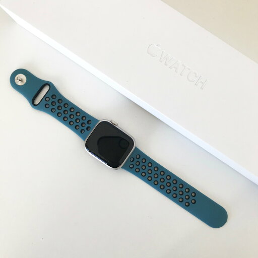 Apple Watch 穴 スポーツバンド(シアン&ブラック) Apple Watch 穴 スポーツバンド(シアン&ブラック)