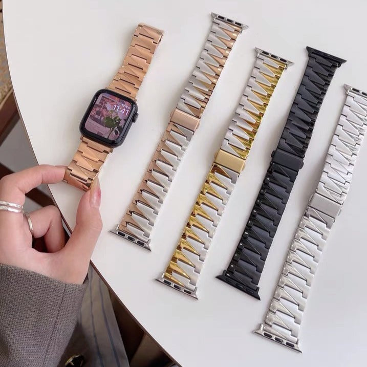 【バンド単品-6色】メタル ギザギザ チェーンバンド#