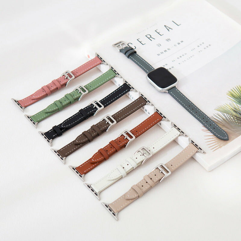 【8色】ステッチ アトラージュ 本革 バンド applewatch