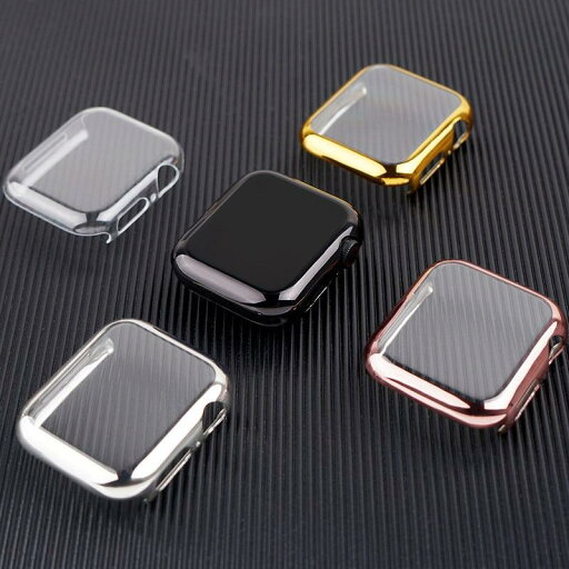 ★人気★【前面ガラスあり】TPU フルスクリーン 保護ケース(単品) Apple watch ★人気★【前面ガラスあり】TPU フルスクリーン 保護ケース(単品) Apple watch