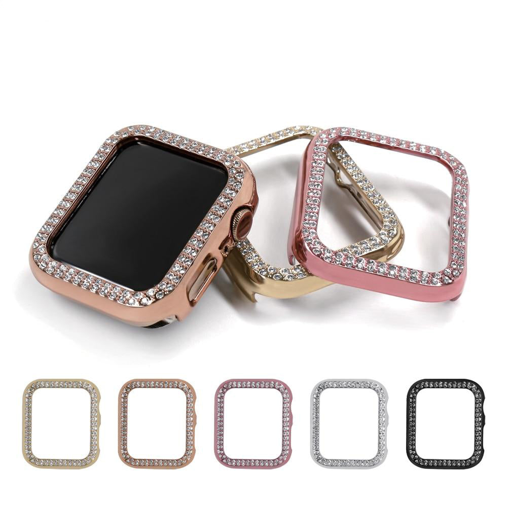 Rakuten - 【前面ガラス無し】キュービック ダブルライン AppleWatch 保護ケース