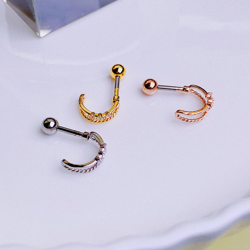 リッスン(ピアス/ボディピアス キャッチ ボディピアス キャッチ ピアッシング 軟骨ピアス 16G 軟骨ピアス)