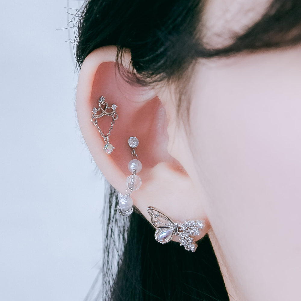 クラウン(ピアス/ボディピアス キャッチ ボディピアス キャッチ ピアッシング 軟骨ピアス 16G 軟骨ピアス)