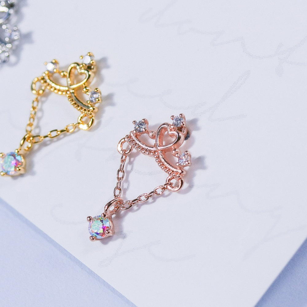 クラウン(ピアス/ボディピアス キャッチ ボディピアス キャッチ ピアッシング 軟骨ピアス 16G 軟骨ピアス)