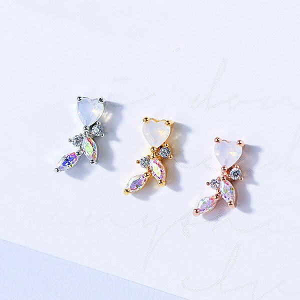 Rakuten - ハートリーフ(ピアス/ボディピアス キャッチ ボディピアス キャッチ ピアッシング 軟骨ピアス 16G 軟骨ピアス)