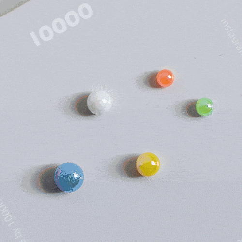 Rakuten - ポンポンカラーボールボディピアス キャッチ ボディピアス キャッチ ピアッシング 軟骨ピアス 16G 軟骨ピアス[5セット]