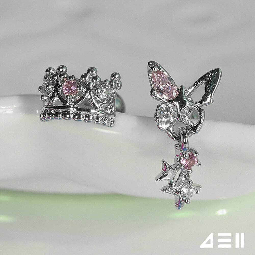 ピンクアクセント クラウンモチー�