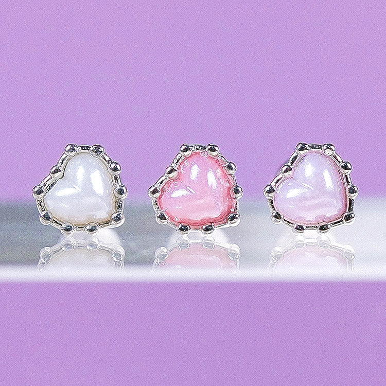 Rakuten - Jelly Heart (ピアス/ボディピアス キャッチ ボディピアス キャッチ ピアッシング 軟骨ピアス 16G 軟骨ピアス)