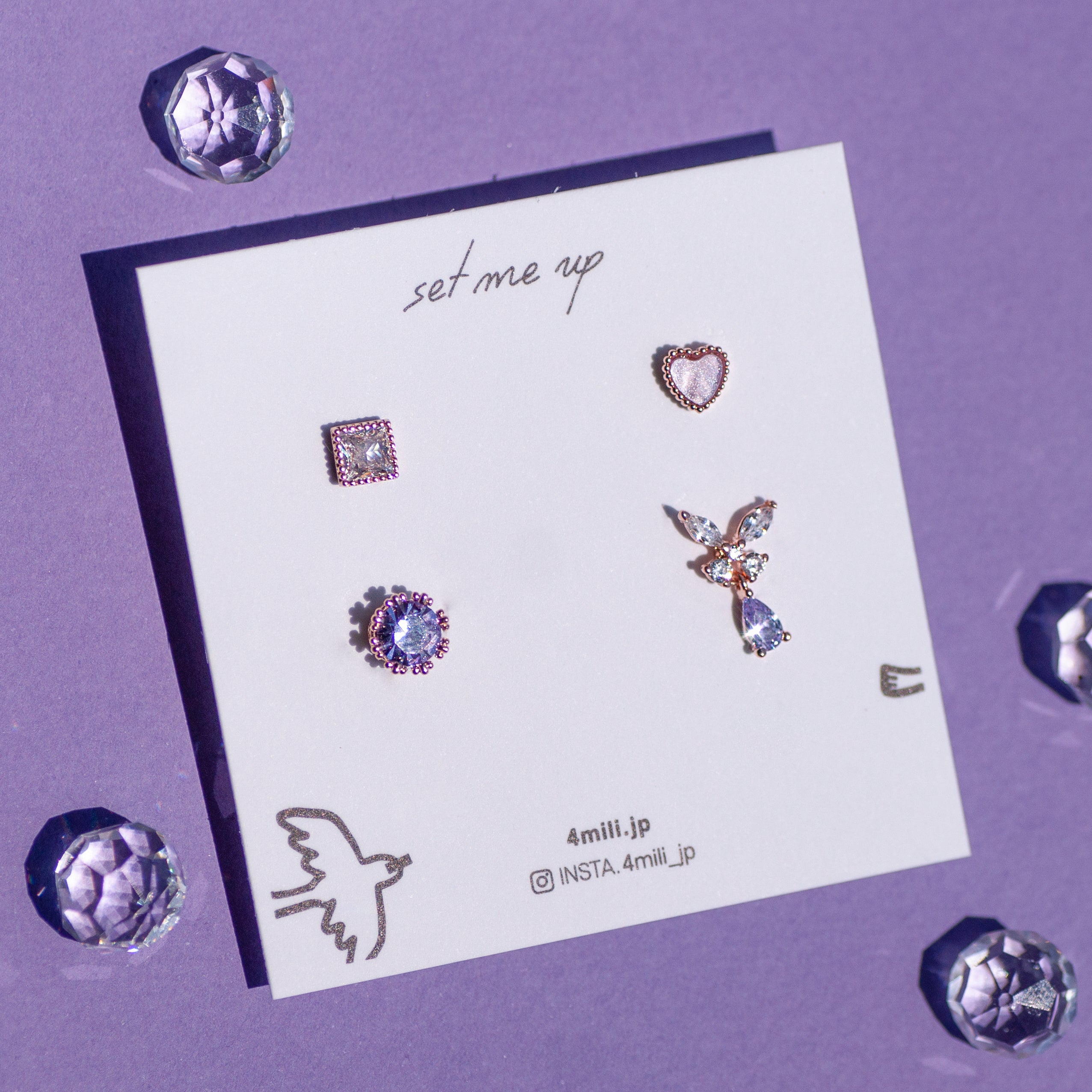 Violet Me ボディピアス キャッチ ボディピアス キャッチ ピアッシング 軟骨ピアス...