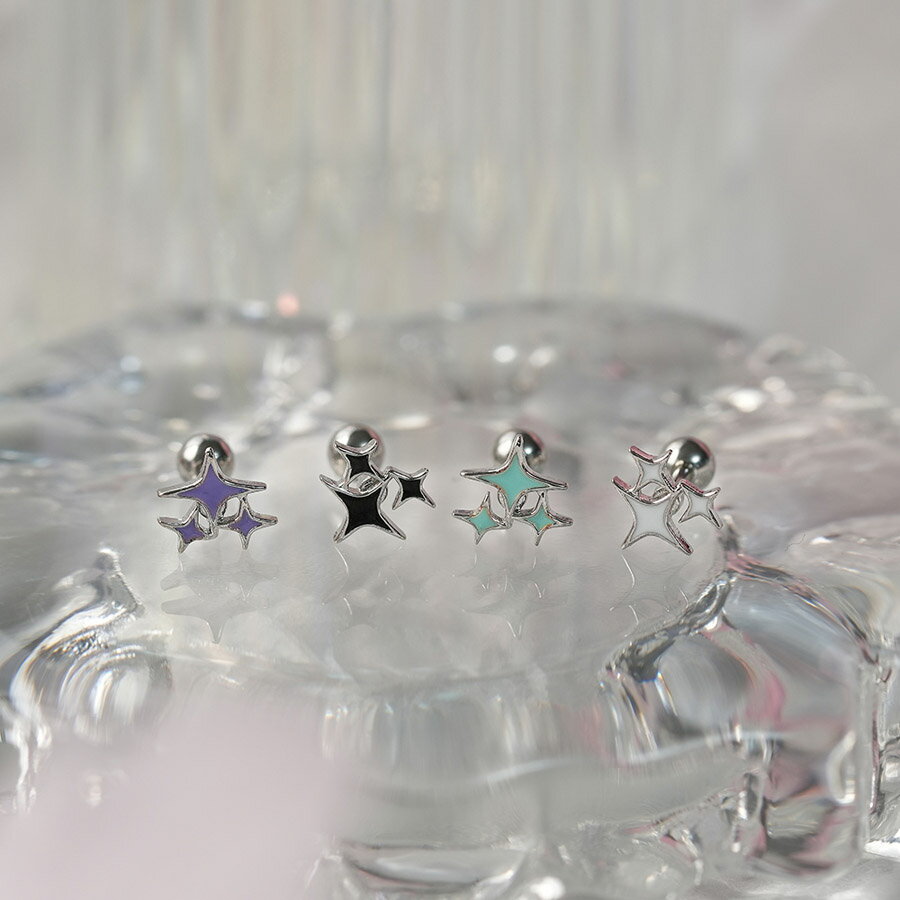 送料無料 エポック スパーク キラキラ ボディピアス キャッチ ピアッシング 軟骨ピアス 16G サージカル 女性 誕生日プレゼント 女友達 ギフト 金属アレルギー 対応