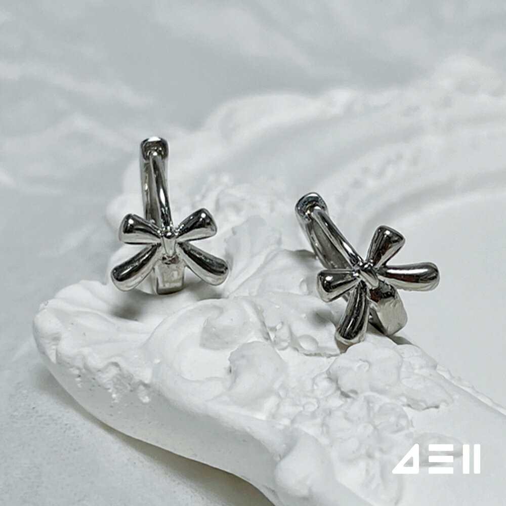 ミニ リボン ワンタッチ リングピアス 20G 女性 誕生日プレゼント 女友達 ギフト 金属アレルギー 対応