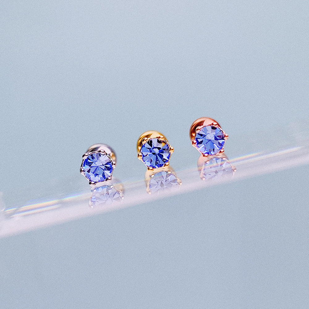 Ice Cube(ピアス/ボディピアス キャッチ ボディピアス キャッチ ピアッシング 軟骨ピアス 16G 軟骨ピアス)