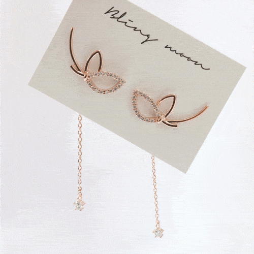 Rakuten - TwoWay Leaf ピアス