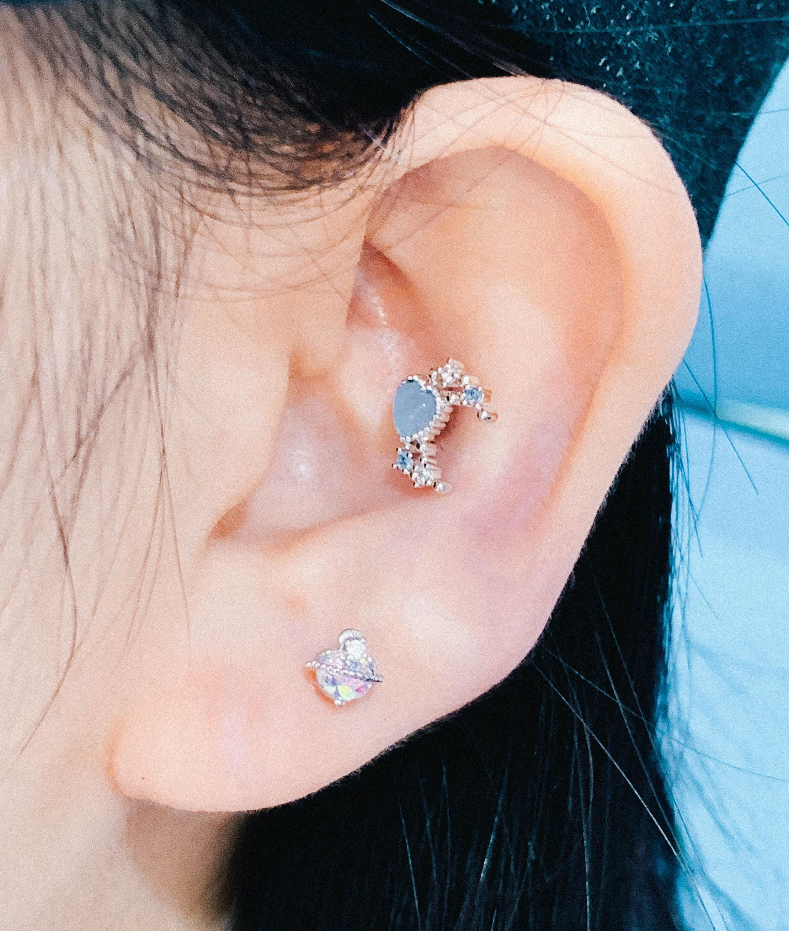 Comet (ピアス/ボディピアス キャッチ ボディピアス キャッチ ピアッシング 軟骨ピアス 16G 軟骨ピアス)