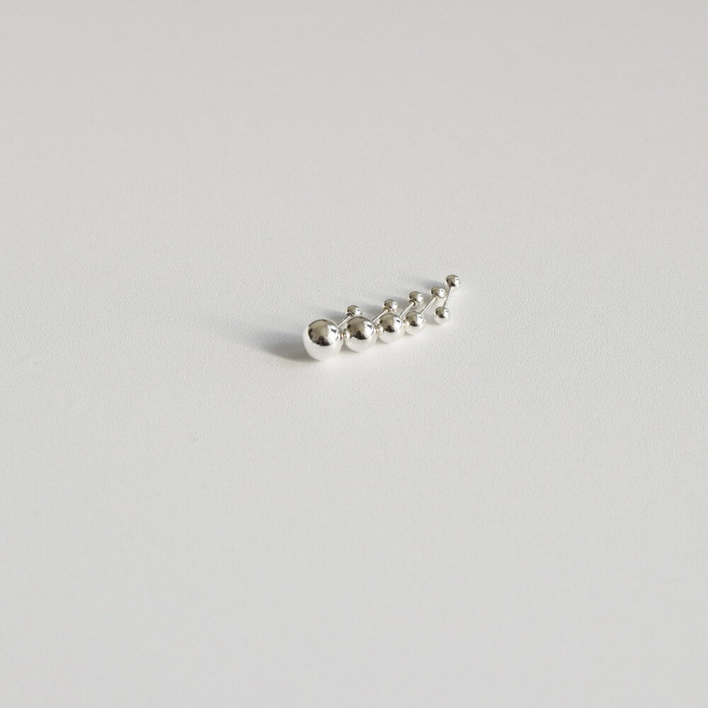 [925 Silver]シルバーボール銀ピアス...の紹介画像2