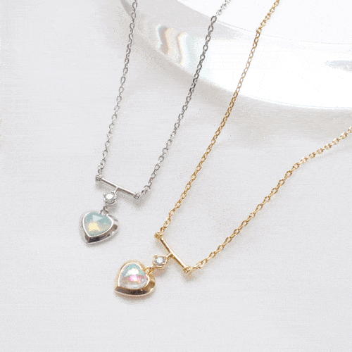Rakuten - Jelly Aurora Heart ネックレス
