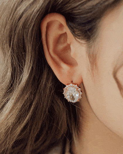 Rakuten - Cubic Brooch ピアス