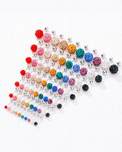 Rakuten - Color Bone ボディピアス キャッチ ボディピアス キャッチ ピアッシング 軟骨ピアス 16G 軟骨ピアス
