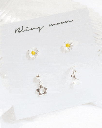 Rakuten - [silver 925] Daisy ピアスセット