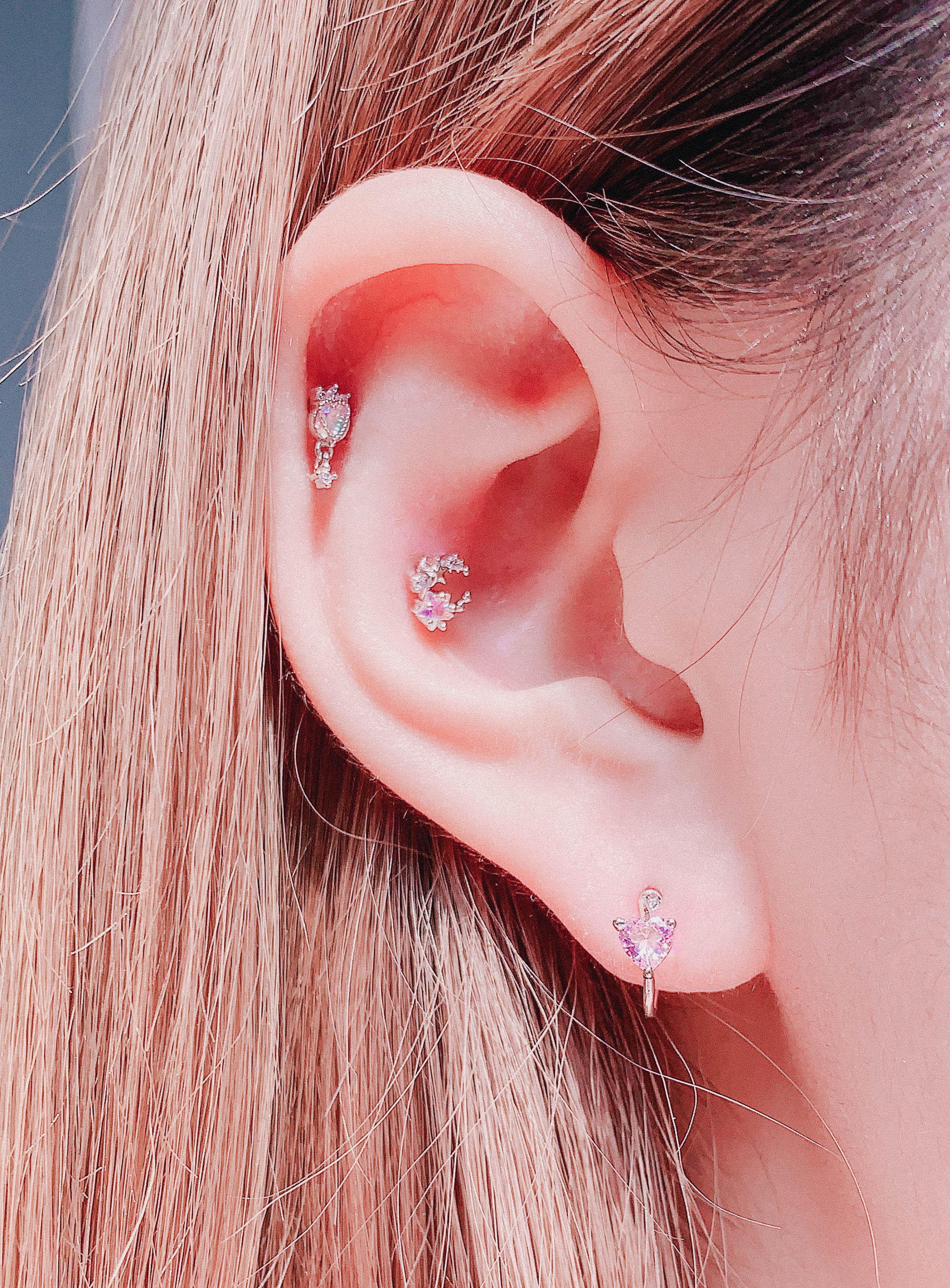 True Love (ピアス/ボディピアス キャッチ ボディピアス キャッチ ピアッシング 軟骨ピアス 16G 軟骨ピアス)