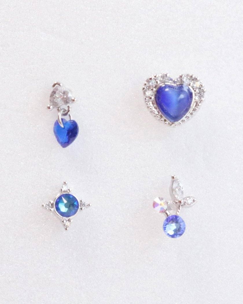 Rakuten - サファイア・ブルー(ピアス/ボディピアス キャッチ ボディピアス キャッチ ピアッシング 軟骨ピアス 16G 軟骨ピアス)