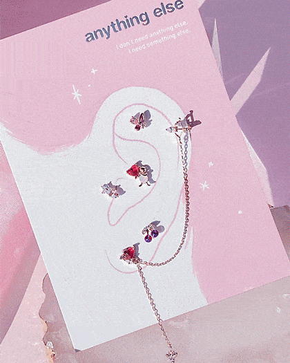 Amethyst - Send Love SET (ピアス/ボディピアス キャッチ ボディピアス キャッチ ピアッシング 軟骨ピアス 16G 軟骨ピアス)