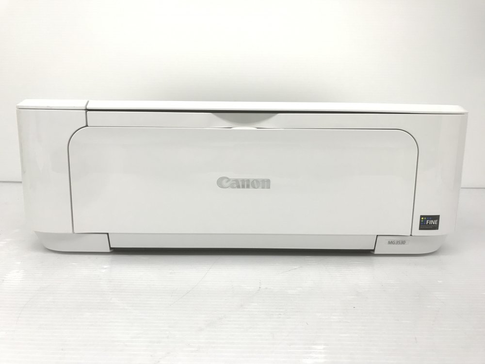 【中古】旧モデル Canon インクジェットプリンター複合機 PIXUS MG3530 WH ホワイト