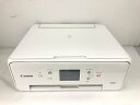 【中古】Canon プリンター A4インクジェット複合機 PIXUS TS6330 ホワイト 2019年モデル 5色・独立型・対応インクBCI-380/381シ...